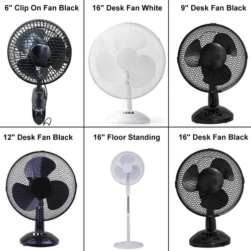 Pedestal stand desk fan 9 - pedestal, 9"