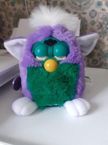 1999 furby baby purple and - purple,