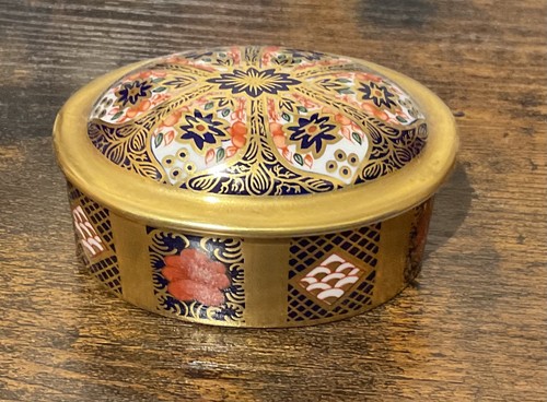 Royal crown derby - crown, box