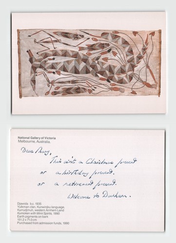 Postcard national gallery of - -,