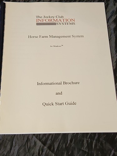 1997 horse farm management - horse,