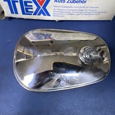 Vintage TEX chrome car wing mirror 128MM X 86MM = SAME DAY DISPATCH