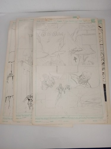 Vintage original comic art - comic,