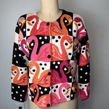 Vtg Janes Closet Flamingo