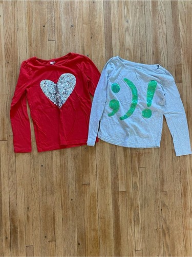 Girls red long sleeve heart - girls', long-sleeve