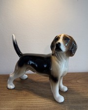 Coopercraft Beagle Dog Figurine Vintage Ceramic Collectable Animal Ornament