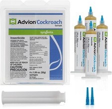 Cockroach gel [A d v i o n] 4 x 30-Grams Tubes, Roaches under control. UK Seller
