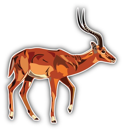 Car sticker antelope impala - sticker,