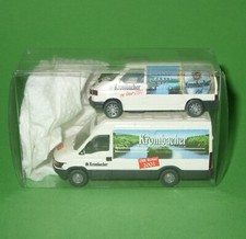 Wiking / VW T4 & Iveco Daily Vans 'Krombacher 2000 & 2001' / 1:87 Scale