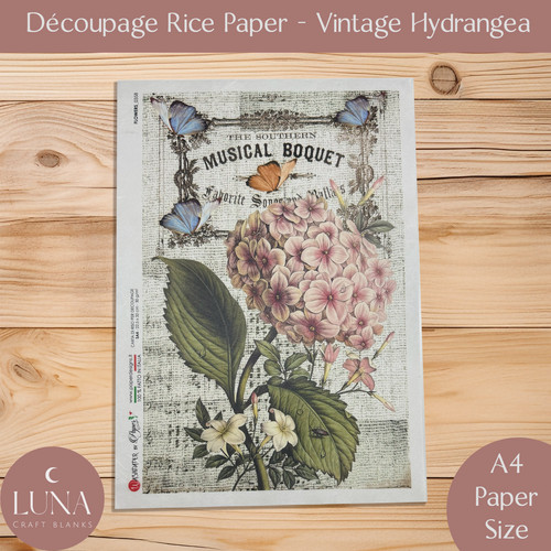 Rice paper for - a4, decoupage