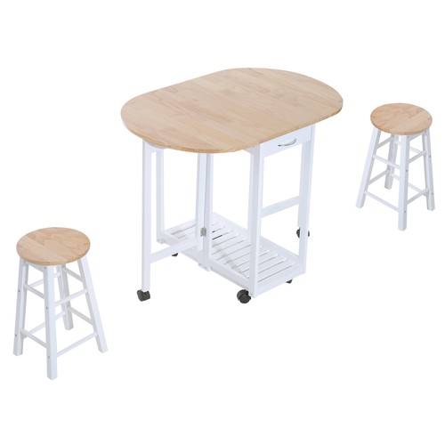 Homcom 3pc wooden kitchen - homcom,