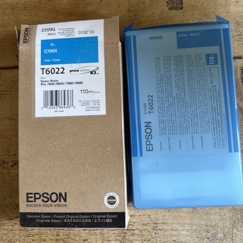 New genuine epson - genuine, cyan