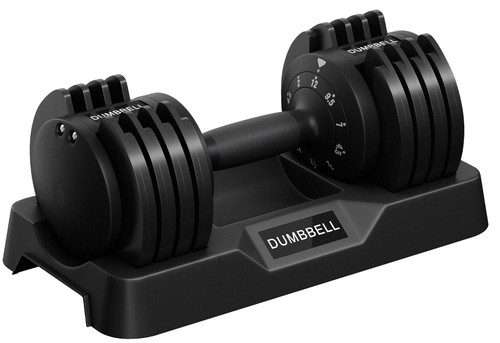 Adjustable dumbbell single - adjustable,