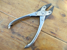 Vintage Maun Industies Parallel Pliers 4860-160 Made in England, flat nosed.