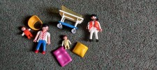 Playmobil Doctor & Baby In Hospital Cot ,Lady & Baby In Sling Sets