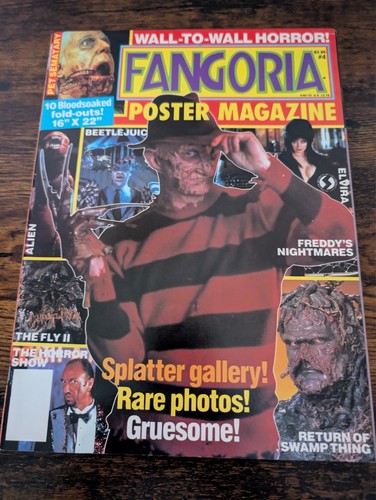 Fangoria poster magazine 4 - fangoria,