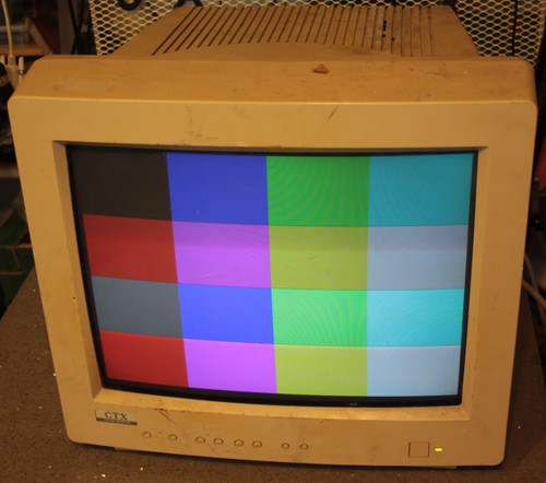 Ctx 1765s crt vga monitor - ctx,