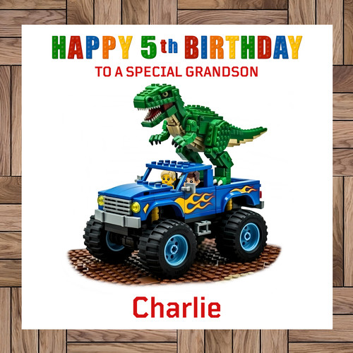 Personalised dinosaur birthday - personalised,