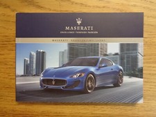 Maserati Granturismo Sport Owners Handbook/Manual
