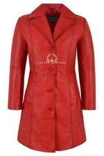 Ladies TRENCH COAT Jacket Red