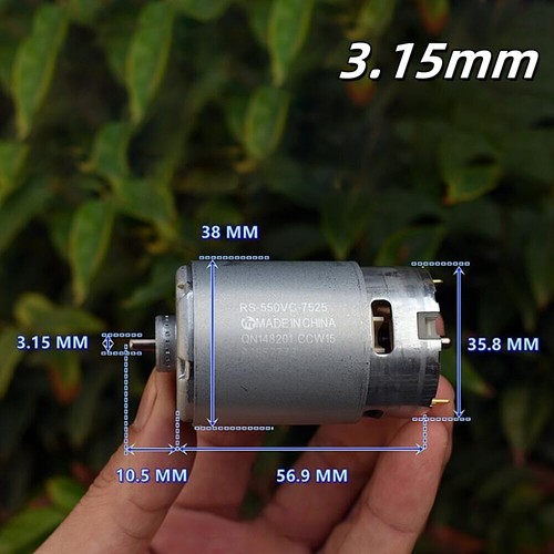 12v mabuchi 550vc 7525 - dc,