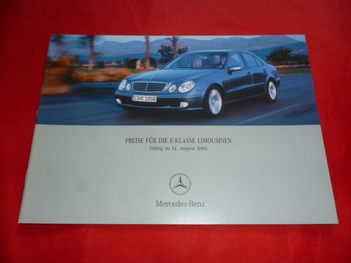 2002 mercedes w211 class - 2002,