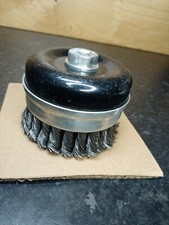 80mm Twist Knot Wire Cup Brush Wheel Rotary Cleaning M14x2 Max 8500 RPM