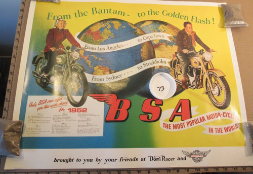 Bsa 1952 bantam - 1952, flash
