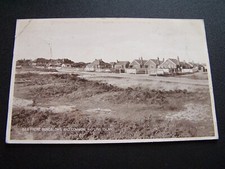 Sea Front Bungalows and Common Hayling Island Vintage Postcard Hampshire