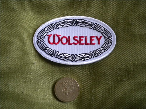 75mm wolseley logo motoring - wolseley,
