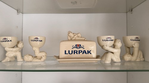 Lurpak ceramic lidded butter - lidded,