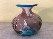 MDINA GLASS Malta VASE Tiger /