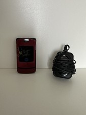 Rare MOTOROLA RAZR V3iM Red/Wine/Burgandy T-Mobile Retro Handset