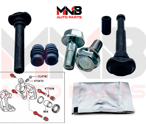 Caliper slide pin - slide, kit
