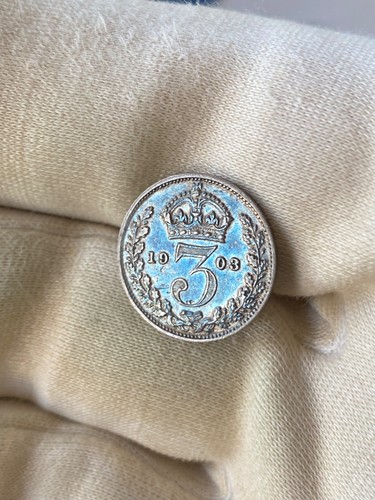 Edward vii threepence 1903 - vii,