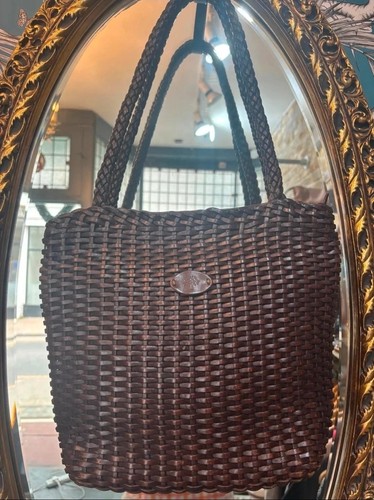 Mulberry brown woven braided - brown,