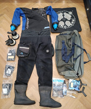 Azdry CP1 Pro Ladies Drysuit, Ultima Dryglove System, Pee Valve + Extras