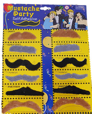 12x Unisex Novelty False Fancy