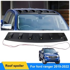 Matte Black Front Roof Spoiler