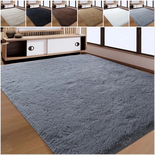 Large thick shaggy rugs - rugs, modern