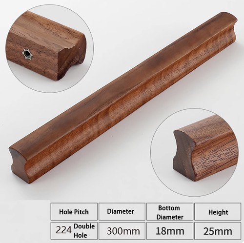 Beech wooden cabinet - beech, pulls