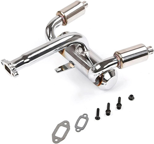 Double exhaust pipe - double, kit