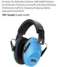 Dr.meter Ear Defenders Children, Children Ear Defenders SNR 27dB Protective x 2 