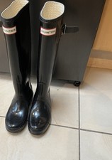 Black Hunter Wellies Size 3
