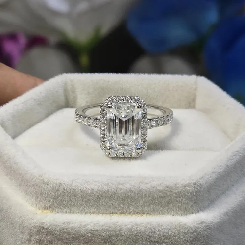 Igi emerald cut lab - emerald,