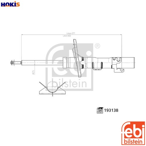 Shock absorber 193138 - 193138, for