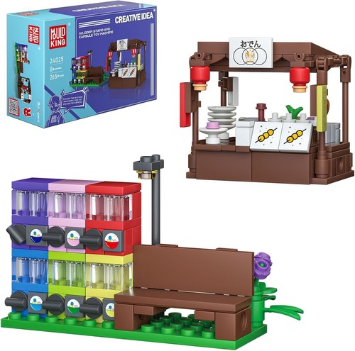 Mould king mini stall - mini-stall, oden