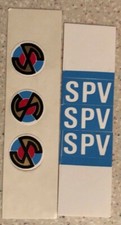 DINKY 104 SPECTRUM PURSUIT VEHICLE, SPV , SET OF 6 REPLICA STICKERS