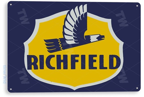 Richfileld gas oil sign - richfileld, sign,