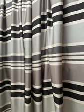 Smart ‘Next’  Curtains Lined, Eyelet Top 66” X 90" Long & Co-ordinating Tiebacks